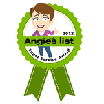 Angie's List Super Service Award 2012